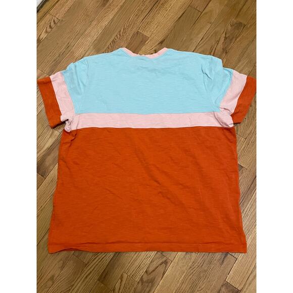 Nike Men's Orange Pink and Light Blue Tshirt Embroidered Small‎ Nike Check XXL - Picture 4 of 4